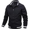 AIEOE Giacca Leggera da Uomo Casual Antivento Bomber Giubbino Classica Primavera Estate Giacchetto