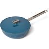 MONETA 151 WOK ANTIADERENTE 24 CM BLU + COPERCHIO 001P196402