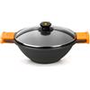 BRA EFFICIENT WOK CON COPERCHIO CM 28 A272028