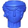 SELETTI MAGNA GRAECIA VASO IN TERRACOTTA WOMEN BLU 11507B