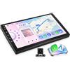 Motorsi [8 Core] Motorsi Autoradio Android 6G+128G 10 Pollici 1280P IPS Touchscreen Autoradio, Wireless Apple Carplay Android Auto GPS Bluetooth 5.0 WiFi DSP HiFi FM/RDS, Supporta DAB+ OBD2
