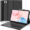 IVEOPPE Tastiera per HONOR Pad 10 12.1 Pollici 2025, Cover con Tastiera Rimovibile, Keyboard Italiano QWERTY Bluetooth, Custodia con Portapenna, Nero