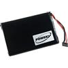 akku-net Batteria per navigatore Garmin T 5 mini, 3,7V, Li-Ion