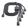 Cooler Master - Cavo splitter RGB da 1 a 5 indirizzabile universale a 3 pin ARGB Sync su strisce LED e ventole per case di computer, raffreddatori CPU e radiatori