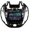 Generico Autoradio Android 15 da 9 ad alta definizione con touchscreen GPS, lettore Bluetooth per Ford B-Max, Transit Courier, Tourneo (2012-2017) - Controllo al volante, Connect & Play