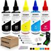 COCADEEX Kit di ricarica da 500 ml compatibile con cartucce d'inchiostro HP 308 308e 308XL, funziona con Envy 6122e 6532e 6520e 6132e 6530e 6120e 6110e 6558e 6130e