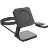Homefurnishmall Cavo del caricatore con dock per Amazfit Bip6 Smart Watch, caricatore di ricarica rapida del cavo USB - nero