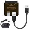chenyang Adattatore da USB 3.0 a SAS per hard disk SAS da 2,5/3,5 SFF-8482 a USB adattatore convertitore con alimentatore (necessita di alimentazione per funzionare)
