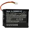 vhbw batteria sostituisce Garmin 361-00056-12 per navigatore GPS (750mAh, 3,7V, Li-Ion)