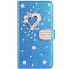 BLOTECH Glitter Custodia per Redmi 13C 4G Portafoglio Libro Pelle con 3D Little love Lucentezza Wallet Flip Cover Case Rosa PU Brillantini Strass Cristallo Stand Carta Slot Lady Girl Phone Case