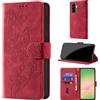 CaseGla Cover per Samsung Galaxy A57 5G, Rosso | Blocco RFID, Portafoglio Pelle PU, Flip Libro, Porta Carte, Magnetica Libretto, Antiurto Protezione Completa