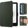 FINTIE Custodia per 7 Kindle Paperwhite (12ª Gen) / Colorsoft - 2024/2025 | Cover Sottile e Leggera con Cinturino Auto Sveglia/Sonno per Kindle Paperwhite e Kindle Colorsoft Signature, Verde Alpino