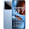realme GT7 Smartphone 12+512 GB, Processore Dimensity 9400e, Batteria Titan da 7000 mAh, Ultra-ricarica da 120W, 50MP IMX906 OIS della macchina fotografica, 120 Hz 6000nit Display, IP69, Blue
