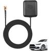 Generic Antenna GPS attiva per auto,Antenna GPS attiva per auto | Localizzatore GPS Tracciamento in reale - Radio stereo per auto, Base magnetica, di navigazione GPS, Modem, Tracker per veicoli