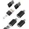 HOYULLI Adattatore USB C a USB (Set di 6) per iPhone 16 15 Pro Macbook Connettore cavo OTG Tipo C per Apple Compatibile con Samsung Presa per IPad Tablet PC Ricarica Chiave Convertitore Dati Auto