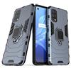 MaiJin Compatibile con OPPO Realme 7 5G, Realme V5 5G Cover, Custodia Armor Anello Cavalletto (Funziona con il Supporto Magnetico per Auto) Case Paraurti (Blu Navy)