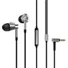 1MORE Triple Driver Auricolari In-Ear Cuffie con Alta Risoluzione, Bassi Profondi Stereo Universale, MEMS Microfono, In-Line Remoto Controllo per iPhone/Android/PC/Tablet - Argento