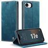 Ottcooed Cover per iPhone 17e Custodia, Cover Pellicola a Libro Portafoglio in Pelle Porta Carte Protettiva Slot per Scheda Flip Case con iPhone 17e, Blu verde