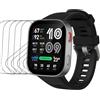 Renwox 5pcs pellicola idrogel screen protector per Amazfit Bip Max 50mm 2.07 Orologio intelligente Pellicola protettiva flessibile HD trasparente TPU [Touch Sensitive] [Bubble Free]