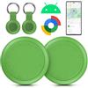 LocLynx Air Tracker Android, 2 Pezzi Smart tag Android, Funziona con Google Dov'è App, Bluetooth Trova Oggetti, Tracker Tag Bluetooth Localizzatore Chiavi per Chiavi/Bagagli/Valigie