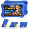 DigiLand Android Tablet Bambini 7 Pollici,4GB RAM + 32GB ROM (espandibile), Controllo Parentale, App Bambini Preinstallate, Doppia Fotocamera, con Custodia Protettiva (Caricabatterie non incluso)