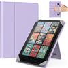 MoKo Universale Custodia per 6.8, 7 Pollici Kindle Paperwhite eReader da Tablet,Kindle Paperwhite/Colorsoft/Kobo Libra/Boox/Ocean,Custodia Folio Leggera con Cinghia Mano/Support, Taro Viola