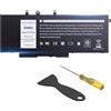 OiLLvi 68WH GJKNX - Batteria di ricambio per Dell Latitude 5480 5580 5280 5288 5488 5590 5591 5490 5491 5495 E5480 E5580 E5490 E5590 Precision 15 3522 0 3533. Serie 0 GD1JP DY9NT 5YHR4 451-BBZG 7.6V 4