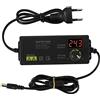 Ticfox Alimentatore regolabile da 3 a 36 V, universale, 60 W, 1,7 A, indicatore LED, regolatore di regolazione (da AC a DC 5,5 x 2,5 mm)