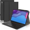 IVEOPPE Tastiera con Custodia per Lenovo Tab M10 HD (2nd Gen) TB-X306 2020 10.1, Layout Italiano QWERTY, Cover con Tastiera Rimovibile Magnetica Wireless Bluetooth, con Supporto per Pencil, Nero