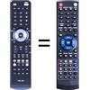 WKOLF Nuovo telecomando di ricambio per Clarke Tech HD5100-C C-Tech HD4100 HD5000 decoder telecomando