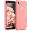 kwmobile Custodia Compatibile con Google Pixel 3 Cover - Back Case per Smartphone in Silicone TPU - Protezione Gommata - corallo