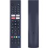 WKOLF Nuovo telecomando vocale per Antteq EGoi AG24F1DCU G24-AH3CF1D AG32H3 AG42F3 Tutu TUS42FD1A TUS32HN1AC per JVC QT7A ENGAL, per Engel/KONIC Android Smart TV (Voice)