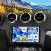 OiLiehu 4G+64G Android 13 Autoradio per Audi TT MK2 8J 2008-2014 Wireless CarPlay Android Auto 9'' Autoradio con Schermo con Bluetooth GPS Mirror Link FM RDS WiFi SWC EQ Telecamera Posteriore