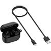 HMHAMA Custodia di ricarica di ricambio per Samsung Galaxy Buds3(R530), stazione di ricarica per cuffie, supporto ricarica wireless (nero)