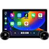 AudioTune Autoradio 10.1 Pollici con Schermo Android 13, Apple Carplay Android Auto Wireless Stereo Bluetooth Radio Macchina Display, Car Play per Auto Monitor con Navigatore + Manopole FM USB