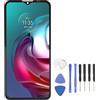 Masyrt Schermo LCD sensibile al tocco 3D di ricambio 6,5 pollici, compatibile con Moto G30 G20 XT2129 XT2128, kit di montaggio digitalizzatore
