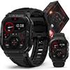 CARBINOX Blaze Smart Watch con GPS (modalità sport), robusto fitness tracker impermeabile IP69K, compatibile con Android e iOS, oltre 170 modalità sportive, schermo Gorilla Glass, effetto/ricezione