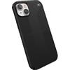 Speck Presidio2 Grip MagSafe - Custodia antiscivolo per iPhone 14 Plus (nero/nero/bianco)