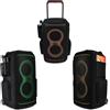 Yaowanguan Partybox 520 Custodia Protettiva Antipolvere Borsa per JBL Partybox 520 Speaker Wireless Bluetooth & Microfono,Partybox 520 Cassa da Viaggio Copertura Cover Accessori(Nero)
