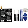 Audiosystem BATTERIA PER LG G FLEX 2 H955 3000MAH RICAMBIO BL-T16 POLIMERI LITIO, INCLUSO KIT MONTAGGIO BATTERIA
