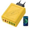 Generic Blocco Caricabatterie Rapido, Stazione Di Ricarica Per Dispositivi Multipli Caricatore Multiporta 15 W - Stazione Di Ricarica USB Multipla, Adattatore Di Ricarica Da Muro, Blocco Di Ricarica USB C, Ri