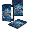 LODMLOER Custodia per Kindle Paperwhite 5/6/7 gen, versione 2012-2017 (modello n. EY21/DP75SDI) Custodia protettiva leggera con funzione di sospensione/riattivazione automatica,Tartarughe Marine