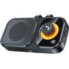 fesoklaf Kit vivavoce per auto Bluetooth 5.4 Altoparlante per auto per chiamata Musica Altoparlante wireless in auto con clip per visiera per supporto telefono cellulare Siri Voice Assistant Motion Auto su 2