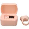 Dpofirs Anello di Scorrimento con Custodia di Ricarica, Controllo Remoto Wireless App Page Turner, Registrazione Video con Videocamera Bluetooth, 120 Ore di Riproduzione (Rosa)