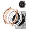 yystao Custodia per Garmin Forerunner 55/Garmin Forerunner 158 42 mm, yystao TPU semi-area, antiurto, leggera, arancione e trasparente