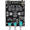 Qcwwy Scheda Amplificatore Bluetooth, Tpa3116d2 Ricevitore Bluetooth Modulo Amplificatore Digitale Audio Stereo Scheda Amplificatore Audio Bluetooth per Home Theater DIY ZK‑502T