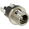 Delock Connettore DC 5,5 x 2,5 x 9,5 mm Femmina da Incasso Versione saldante 1 Pezzo