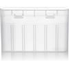 Mocoocouture 1-slot/6-slot semi-trasparente per batterie AA 18650 Portatile Portabatteria Custodia AA
