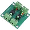 MasYosh Convertitore Board, Sbilanciato a Scheda di Conversione Stereo Equilibrata con Bassa Distorsione a Doppio Canale 0,0005, per Altoparlanti HiFi System Home Theater