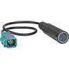 tomzz Audio 1500-019 Adattatore per antenna Fakra (F) accoppiamento alla presa DIN (F)